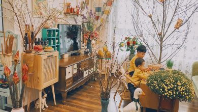 trang trí nhà đón tết